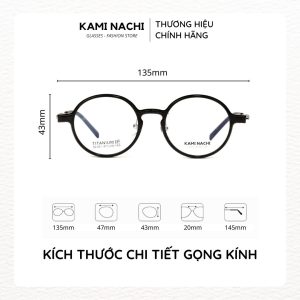 Gọng kính The Angel - Gabi chất liệu Titanium mạ I-on mã 16101X