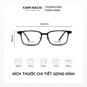 Gọng kính The Angel - Remi chất liệu Titanium mạ I-on mã 16104X