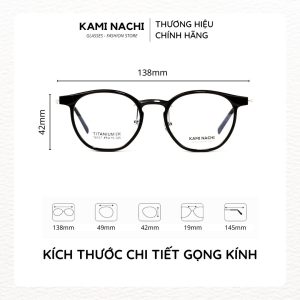 Gọng kính The Angel - Sari chất liệu Titanium mạ I-on mã 16107X