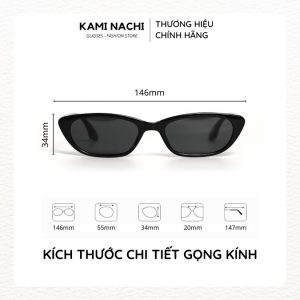 Gọng kính mát Y2K - Wave chất liệu Acetate mã D5007