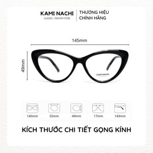 Gọng kính Y2K - Luma chất liệu Acetate mã 72346