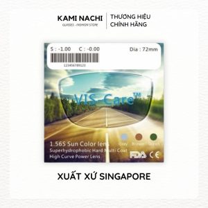Tròng kính cận râm nhiều màu - Xuất xứ Singapore