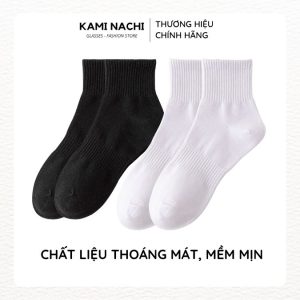Vớ dài thông hơi, vải mềm thoáng khí ngang mắt cá chân
