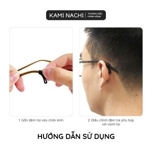 Miếng đệm silicon siêu bền làm êm tai, chống trượt hiệu quả hình móc nhỏ