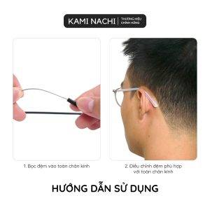 Đệm bảo vệ chân kính chống đau tai dành cho kính kim loại