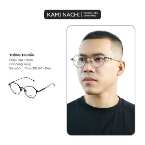 Gọng kính ngũ giác Thập Niên Ánh Sáng phiên bản Mars chất liệu Titanium mã 20856Y KAMI NACHI